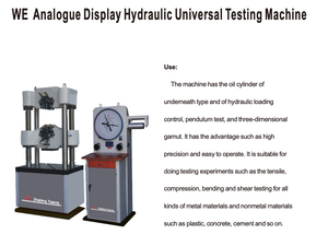 Máquina <span class=keywords><strong>de</strong></span> Ensayo Universal Hidráulica con Pantalla Analógica, Instrumento Geotécnico para Pruebas <span class=keywords><strong>de</strong></span> Tracción y Compresión <span class=keywords><strong>de</strong></span> Materiales - Product Image 2