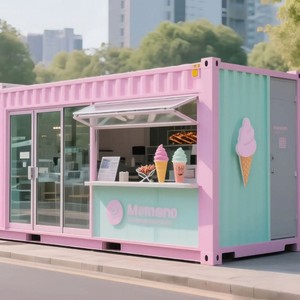 Fully Equipped Stainless Steel Mobile <b>Food</b> Truck Trailer with Snack <b>Food</b> & Ice Cream Station BBQ Grill Pizza & Hot <b>Dog</b> <b>Stand</b> - Product Image 4