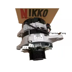 Genuine Alternator 24V 8-98092116-1 8-97375017-1/0-35000-4848-0 For Hitachi Excavator ZAX230 ZAX240-3 Engine 4HK1