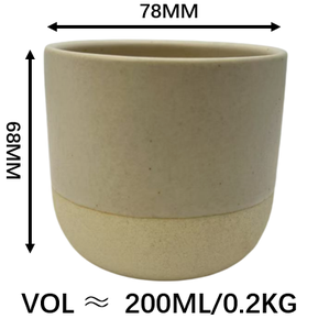 Tasses à café japonaises rétro en poterie rustique émaillée, style Japandi, pour la décoration de la table basse du salon, en céramique - Product Image 3