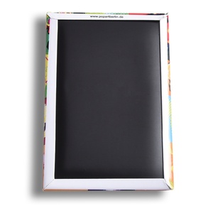 Imanes Rectangulares de Cuero PU con Impresión UV de Color Rosa Romántico para Refrigerador, Marca Privada - Product Image 3