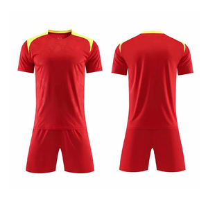Benutzer definierte Polyester Günstige Fußball Trikot Training Fußball Uniform Set Fußball Trikot für Männer - Product Image 5