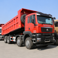 Camion benne d'occasion Sitrak d'origine, de marque chinoise renommée, diesel, poids lourd