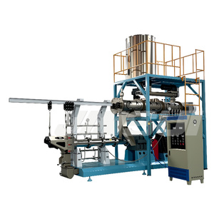 Machine de fabrication d'aliments pour animaux de compagnie (chats, chiens) 100-500 kg, extrudeuse de granulés flottants pour aliments pour poissons - Product Image 1