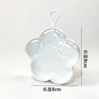 Boîte de rangement en plastique transparent pour faux ongles, bijoux, mini-étui portable transparent pour présentation d'ongles avec crochet pour faux ongles - Vente en gros