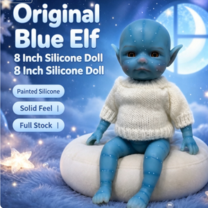 Muñeca <span class=keywords><strong>Avatar</strong></span> <span class=keywords><strong>Reborn</strong></span> Pintada a Mano, Figura de Bebé Realista de <span class=keywords><strong>Silicona</strong></span> con Piel Texturizada en 3D, Juguete Decorativo Coleccionable Exquisito - Product Image 2