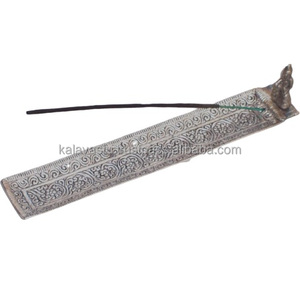 Hand made White Metal <b>Incense</b> Stick Holder & Ash Catcher <b>Incense</b> <b>Cone</b> Burner Agarbatti Stand Room Aroma - Product Image 4