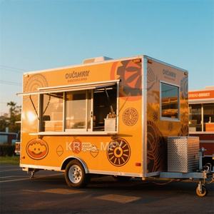 Street Barbecue Mobile <b>BBQ</b> Trailer Fully Equipped Hot Dog Truck Snow Cone Food Concession Trailers - Product Image 6