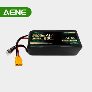 Batterie LiPo pour drone de vente directe industrielle 6S 22.2V 8000mAh 80C Fpv Drone pour la topographie et la cartographie - Product Image 1