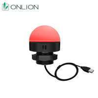 Lampu Indikator RGB USB 5V ONN-M4B IP65, Buzzer, 360 °   Balok. CE/FCC/RoHS, Garansi 2 Tahun. Pasang & Pakai, Tanpa Kabel.