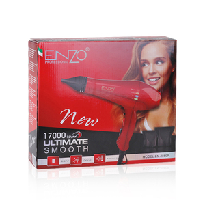 <span class=keywords><strong>ENZO</strong></span>-Secador de pelo rojo para el hogar, secador de pelo profesional eléctrico para salón de peluquería, novedad de 2025, - Product Image 4