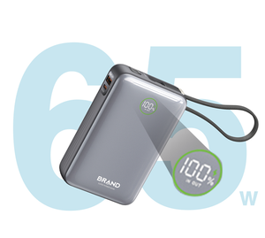 Power Bank Portatile con Logo Personalizzato, Display Digitale, Ricarica Rapida e Spina Pieghevole, 20k mAh - Product Image 2