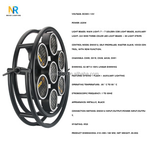 Nhà máy bán hàng trực tiếp của Retro ánh sáng ma trận 7 miếng * 60W chạy ngựa hiệu ứng stroboscopic đèn - Product Image 4
