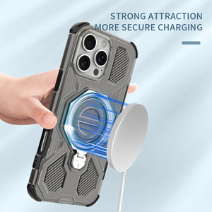 Coque Antichute Robuste pour <span class=keywords><strong>iPhone</strong></span> 17 Pro Max, Étui Magnétique Renforcé pour <span class=keywords><strong>iPhone</strong></span> 16 15 14 <span class=keywords><strong>13</strong></span> Pro, Housse Armure avec Support Entièrement Protectrice - Product Image 4