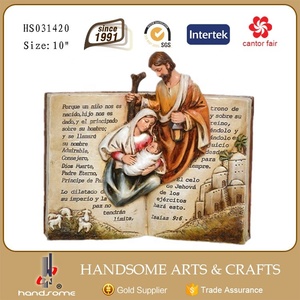 7.5 Inch Resin Home Decor Religious Items Hand Holy Family Statues - Product Image 6