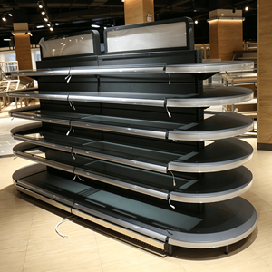 <span class=keywords><strong>Venta</strong></span> de Fábrica: Estanterías de Góndola de Doble Cara de Alta Resistencia para Supermercados, Estanterías de Arco Personalizables para Comercios Minoristas - Product Image 2