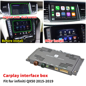 Hộp giao diện krando Carplay cho Infiniti không dây Apple Carplay Android mô-đun giao diện tự động cắm và chơi Màn hình kép - Product Image 4