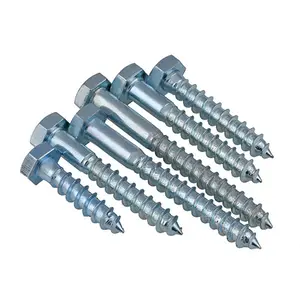 Vite <span class=keywords><strong>per</strong></span> <span class=keywords><strong>legno</strong></span> a testa esagonale con esagono incassato in acciaio inossidabile DIN571 - Product Image 1