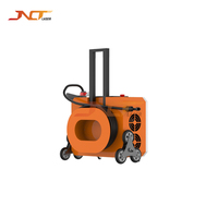Machine de nettoyage au laser à fibre JNCT 500W, refroidie par air, design compact en forme de chariot, légère, système industriel de décapage de la rouille