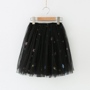 OA 60 jours OEM ODM OBM Nouveau design Robe tutu pour fille, Jupe tutu brodée étoile, Jupe de demoiselle d'honneur pour enfants - Product Image 4