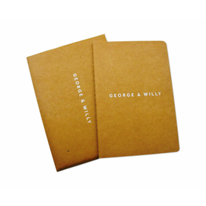 Nouveaux cahiers à reliure filaire avec impression personnalisée, couverture en papier kraft écologique, formats A5 et A6, pour l'écriture personnelle - Product Image 4