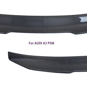 สปอยเลอร์หลังคาร์บอนไฟเบอร์แท้ทรง PSM สำหรับ A3 S3 RS3 8V ปี 2013-2020 - Product Image 3