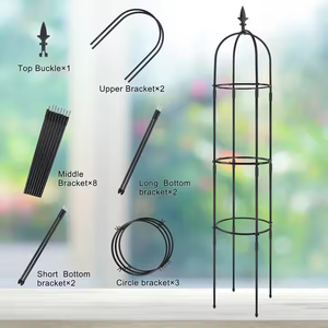 Tall Tower Obelisk Garden Trellis para plantas trepadoras Vid Flower Plant Ted <span class=keywords><strong>Baker</strong></span> <span class=keywords><strong>Chelsea</strong></span> Trellis - Product Image 2