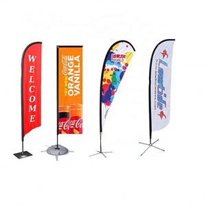 Publicidad personalizada al aire libre Flying Banner Teardrop Tear Drop Flags Beach Feather Flag - Product Image 1