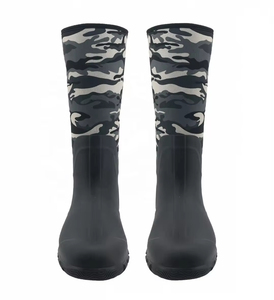Bottes de pluie en néoprène imperméables pour hommes YL402, camouflage extérieur, hauteur genou, pour la pêche et la <span class=keywords><strong>chasse</strong></span> - Product Image 4