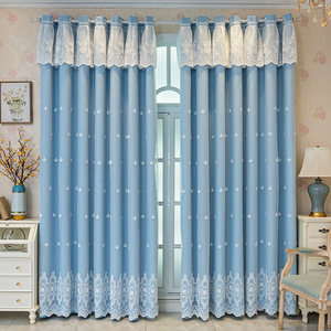 Blackout de doble capa de verano de Anne con cortinas modernas de gasa para habitación de niños - Product Image 4