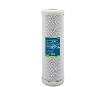 5micron 10inch 20inch Cto Coal Based Activated Carbon Bock Filter Cartridge for Drinking Water Filtration