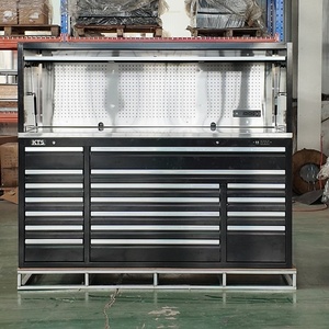 2025 Hot Bán Nhà Để Xe Tủ Hội Thảo Cán Kim Loại Nhiệm Vụ Nặng Nề Công Cụ Tủ Với Bánh Xe - Product Image 5