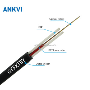 Câble à fibres optiques aérien GYFXTBY, entièrement diélectrique, autoportant, 12 cœurs - Product Image 2