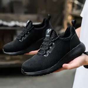 Sapatos de segurança chineses anti-quebra e anti-facada, calçados de alta qualidade de fábrica, de boa moda, preço personalizado