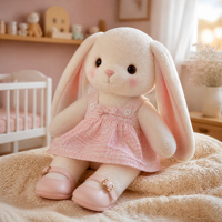 Peluche personnalisée mini lapin adorable, jouet en peluche, cadeau pour enfants, objet de collection, décoration, coton PP, polyester, lavable