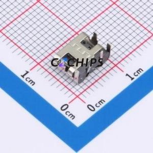 TYPE-C 2P 90 4J 108 USB Connector Bent Lead Through Hole Connector Type-C Female Right Angle Insert 2P - Product Image 2