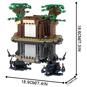 Bloques de Construcción MOOXI MOC1699, Castillo de Byers, <span class=keywords><strong>Stranger</strong></span> <span class=keywords><strong>Things</strong></span>, 586 Piezas, Regalo DIY, Juego de Bloques de Construcción para Niños, Juguetes Educativos - Product Image 2