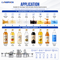 Automatische afvulmachines voor alcohol, olijfolie, vruchtensap, dranken, likeur, appelciderazijn.