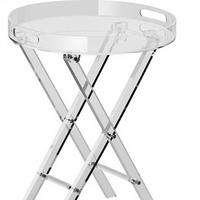 OEM/ODM Kaffeetische UV-Beständiger Acryl-Klapptisch Kreativer Beistelltisch Leicht zu Transportieren für Verschiedene Partys und Zusammenkünfte
