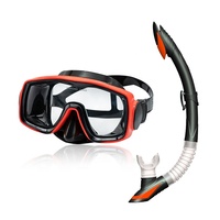 Ensemble de tuba sec, lunettes de plongée et tuba Anti-buée, équipement professionnel de masque de natation pour adultes