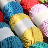 Charmkey barre de glace fil à la main Crochet bricolage tricot poupées sacs sous-verres couvertures moyen épais laine fil boule