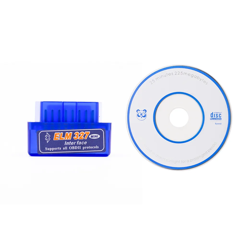 블루 V2.1 미니 Elm327 Obd2 스캐너 OBD 자동차 진단 도구 코드 리더 안드로이드 윈도우 심비안 영어