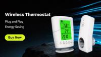 Termostato Automático Programable con Pantalla LCD, Enchufe y Listo para Usar, 230V CA, Control Remoto, Electrodoméstico