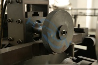 Machine à cannelures spirales HYRUN 11KW avec contrôle PLC Delta Taïwan, pour tôle de 0,4-1,3 mm, largeur maximale de 140 mm, diamètre de tuyau de 80-1600 mm