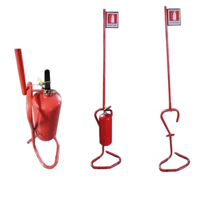 Fire Extinguisher Adjustable Metal Stand Fire Fighting Fire Extinguisher Sign Hanger