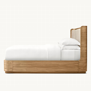 Letto di protezione in tessuto RH CORTA, letto con plateau rivestito King <span class=keywords><strong>Size</strong></span> con struttura in legno massello, mobili moderni di lusso per camera da letto - Product Image 5