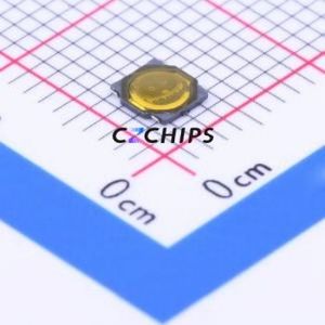 1TS017C-2500-0400-CT Tactile Switch SMD,3.7x3.7mm Switch Single Pole Single Throw Round Button 2.5N Vertical Mount - Product Image 1