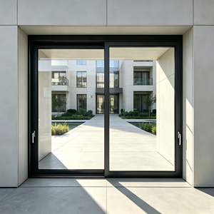 Puerta Corredera de Vidrio UPVC de Lujo Deioux con Marco Resistente al Viento para Cocina, Precio Competitivo de Fábrica - Product Image 1