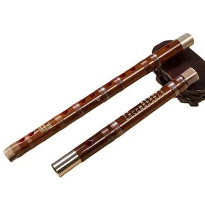 Flûte en bambou spéciale cinq ans bambou quatre fois relecture flûte jouant avec boîtier en alliage d'aluminium - Product Image 4