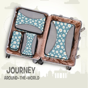 Lot de 6 sacs de rangement de voyage personnalisables avec logo, organisateurs de compression pour valise, cubes de rangement pour bagages de voyage - Product Image 5